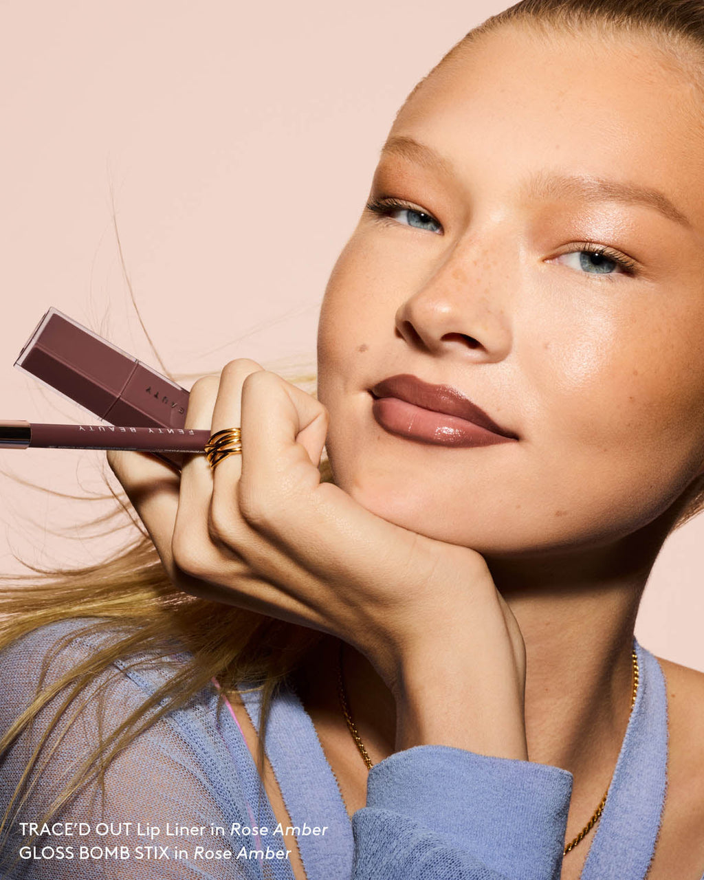 Trace'd Out Longwear Waterproof Pencil Lip Liner ¡ª Rose Amber