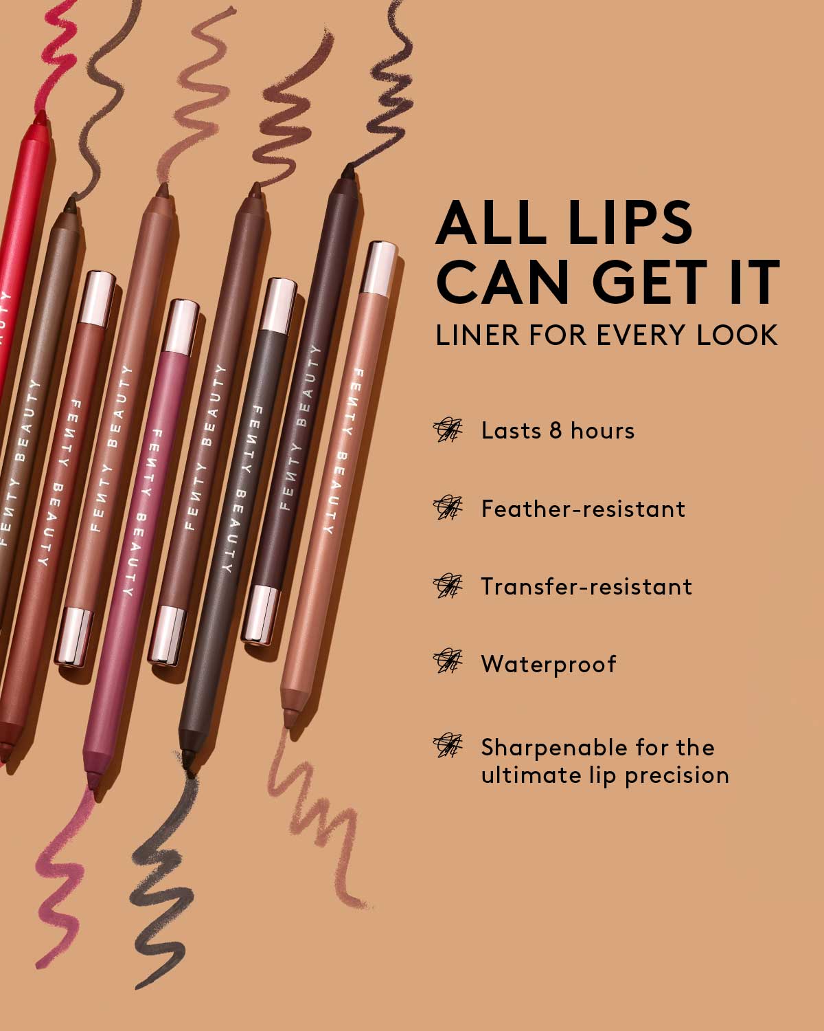 Trace'd Out Longwear Waterproof Pencil Lip Liner ¡ª Rose Amber