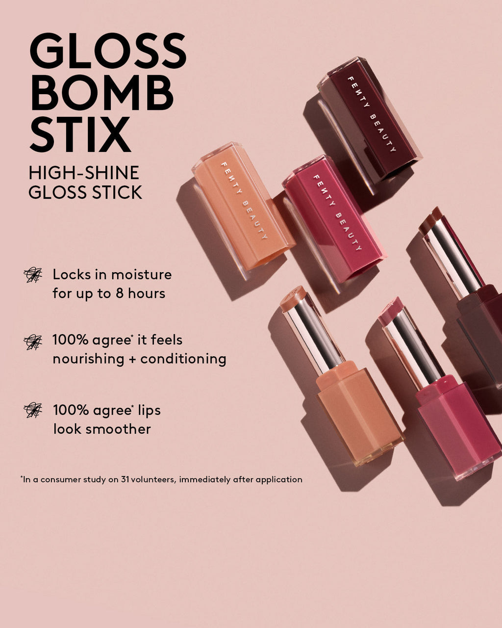 Gloss Bomb Stix High-Shine Gloss Stick ¡ª Rose Amber